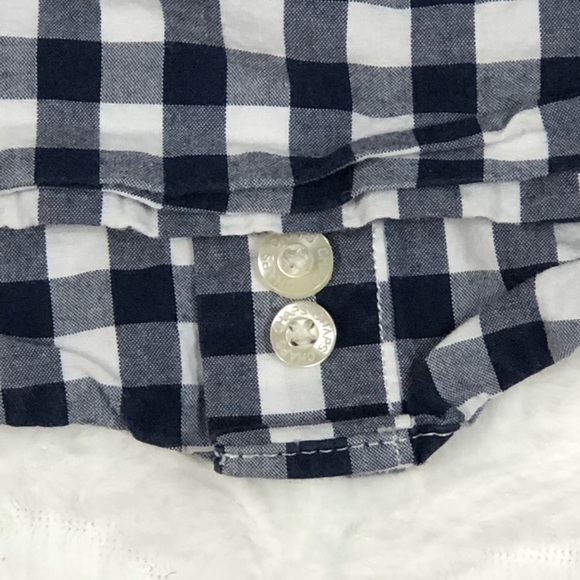 Chaps Blue Plaid Oxford Shirt size 5 - Picture 7 of 11